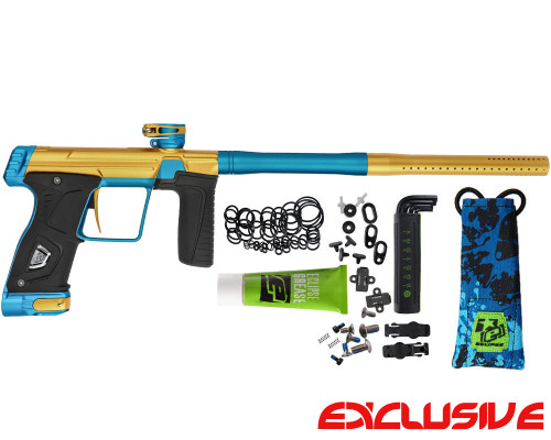 Planet Eclipse Gtek 170R Paintball Gun - Dust Gold/Teal