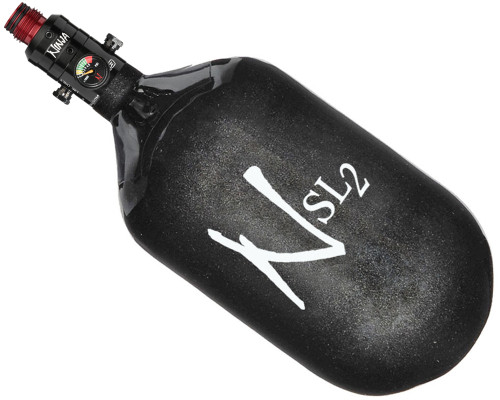 Ninja SL2 Carbon Fiber Air Tank - 68/4500 w/ Pro V3 Regulator - Gun Smoke