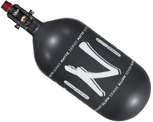 Ninja SL2 Carbon Fiber Air Tank - 77/4500 w/ Pro V3 Regulator - Matte Black/White