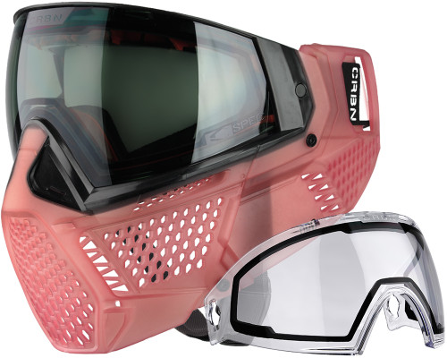 Carbon CRBN Zero Pro Paintball Mask (More Coverage) - Pink Lady