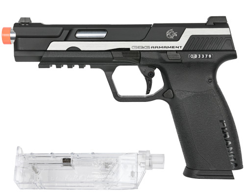 G&G Armament GTP 9 MS Gas Blow Back Airsoft Pistol - Black (GAS