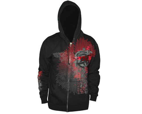 Contract Killer Honi Zip Up Hoody - Black - Large (ZYX-2013)