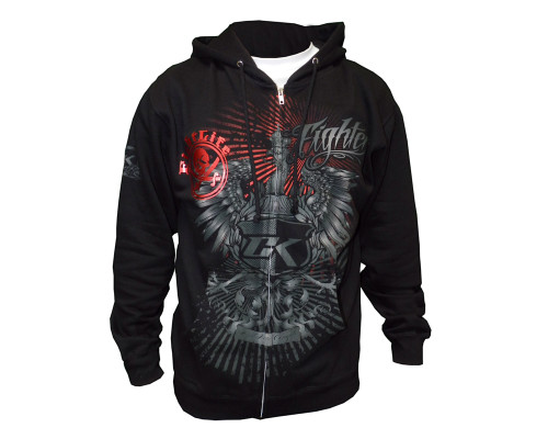 Contract Killer Predator Zip Up Hoody - Black - Medium (ZYX-2014)