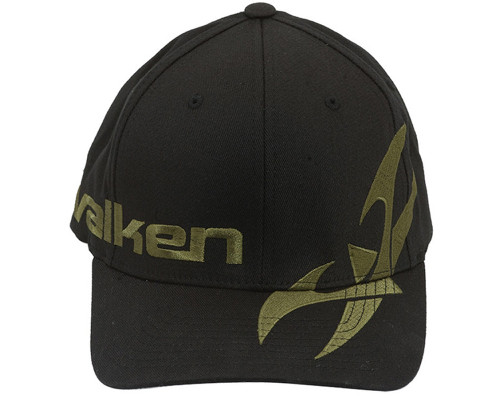2010 Valken Flex Fit Scooter Hat - Black/Olive (ZYX-2098)