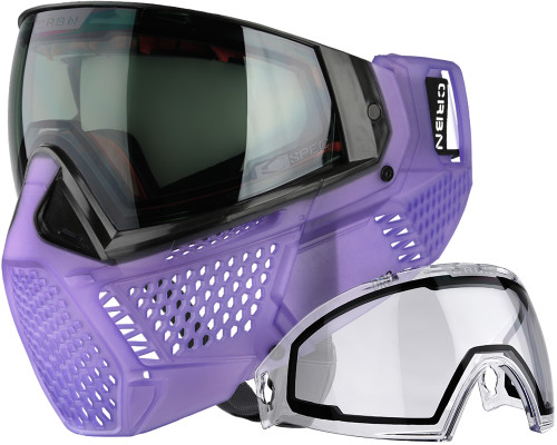 Carbon CRBN Zero Pro Paintball Mask (More Coverage) - Purple Haze