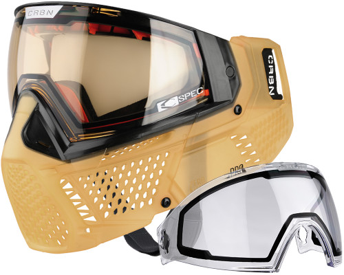 Carbon CRBN Zero Pro Paintball Mask (Less Coverage) - Sunrise