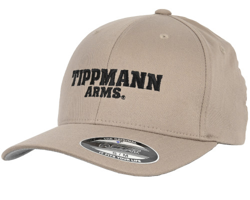 Tippman Arms FlexFit Paintball Hat - Tan - Small/Medium (ZYX-2211)