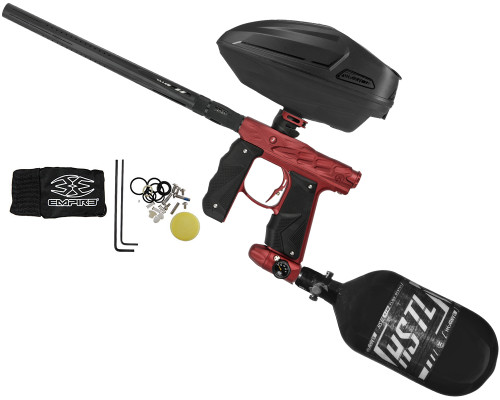 HK Army Hive Mini GS Paintball Gun w/ LAZR Sonic Bundle - Dust Red/Dust Red
