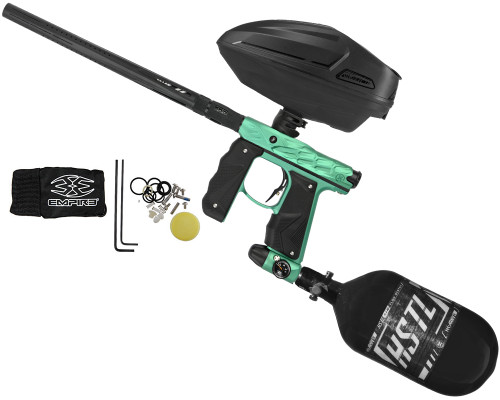 HK Army Hive Mini GS Paintball Gun w/ LAZR Sonic Bundle - Dust Teal/Dust Black