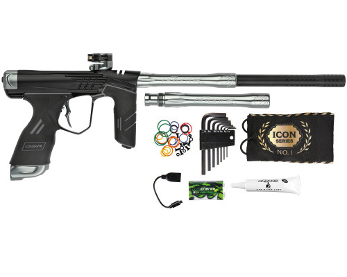 Dye DSR+ Icon Paintball Gun - Nightshade (Black/Grey)