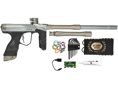 Dye DSR+ Icon Paintball Gun - Grey/Dust Tan