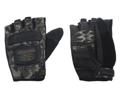 Empire Battle Tested Combat Paintball Gloves - Woodland Digi - Small (ZYX-2499)