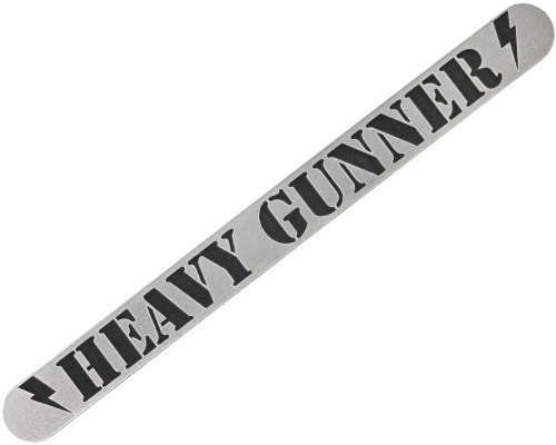 Tippmann A5/X7 Gun Tag - Heavy Gunner - Silver (ZYX-2618)