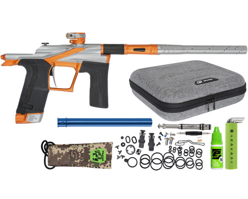 Planet Eclipse Ego LV2 Paintball Gun - Light Grey/Sunburst Orange