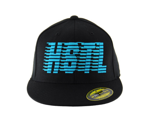 HK Army Flex Fit HSTL Hat - Black/Turquoise - Small/Medium (ZYX-2701)