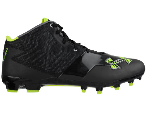 Under Armour Banshee Mid MC Paintball Cleats - Black - Size 12 (ZYX-2708)