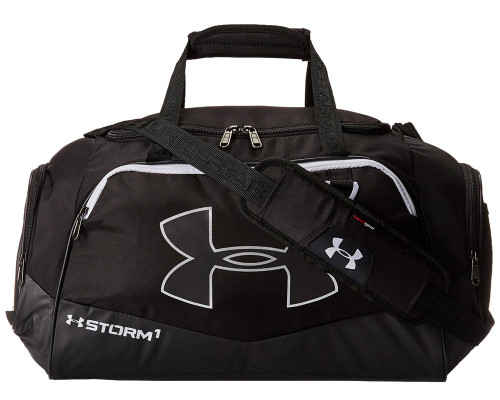 Under Armour Storm Undeniable II Medium Duffle Bag - Black/Black/White (001) (ZYX-2779)