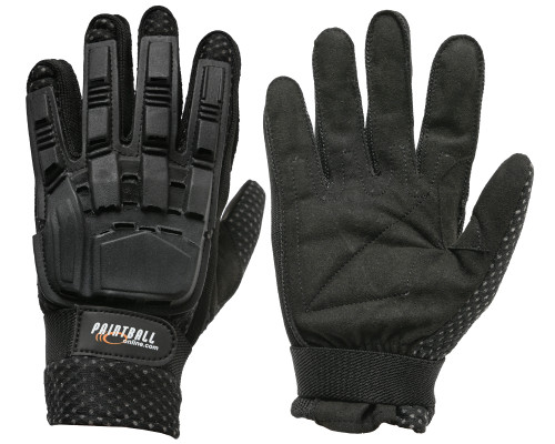 PaintballOnline Hardback Gloves - Black - Small (ZYX-2811)