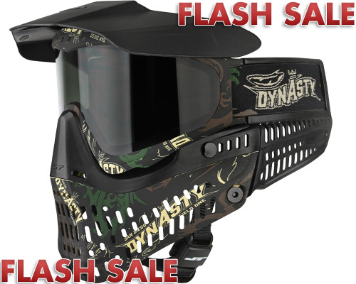 JT ProFlex Paintball Mask - LE Dynasty Dragon Camo w/ 1 Lens