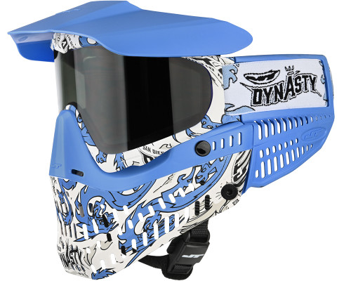 JT ProFlex Paintball Mask - LE Dynasty Dragon Blue w/ 1 Lens