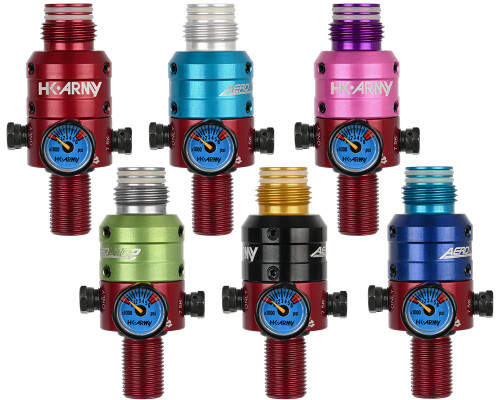 HK Army Aerolite2 Pro Adjustable Regulator - Red Base - 4500 PSI