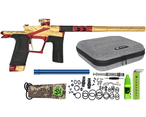 HK Army Fossil Eclipse LV2 Paintball Gun - Gold/Red