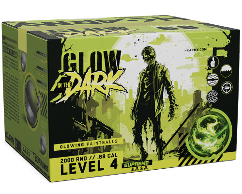 HK Army Glow In The Dark 2,000 Round Paintball Case ( .68 Caliber )