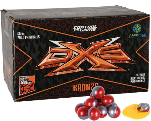 DXS Bronze 2,000 Round Paintball Case - Yellow Fill (01810)