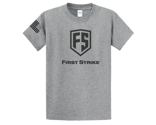 First Strike T-Shirt - Ath Heather - 2X-Large (ZYX-3112)