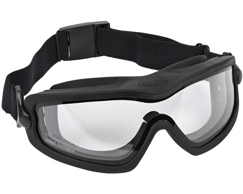 ASG Protective Airsoft Goggles - Black w/ Clear Lens (17009)
