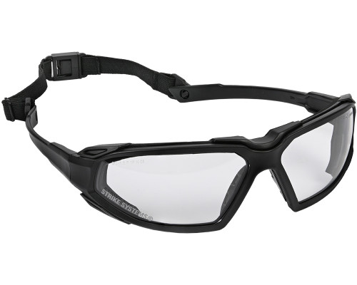 ASG Tactical Protective Airsoft Glasses - Black w/ Clear Lens (17008)