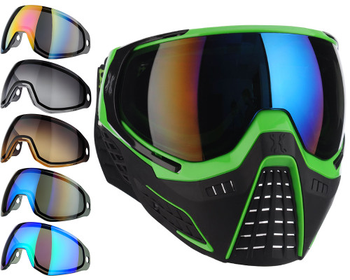 HK Army KLR Paintball Mask w/ Additional Free Lens - Slime