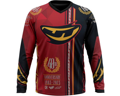 JT 40th Year Anniversary Contact Paintball Jersey - Vivid Ruby Red