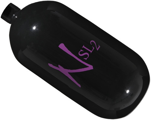 Ninja SL2 Carbon Fiber Air Tank (Bottle Only) - 77/4500 - Black/Purple