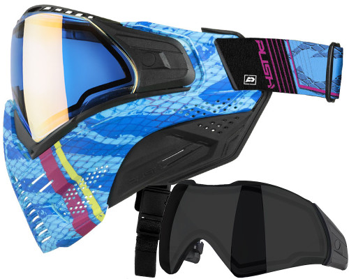 Push Unite Paintball Mask w/ Free Additional Smoke Lens - VPR CMYK