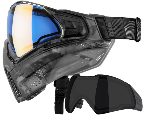 Push Unite Paintball Mask w/ Free Additional Smoke Lens - FLX Smoke Camo