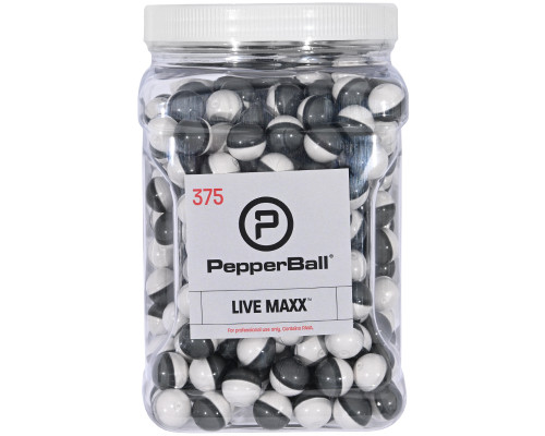 PepperBall LIVE MAXX PAVA Projectiles (375 Rounds)