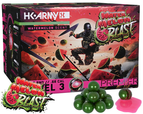 HK Army Water Melon Blast 2,000 Round Paintball Case ( .68 Caliber ) (Watermelon Scented)