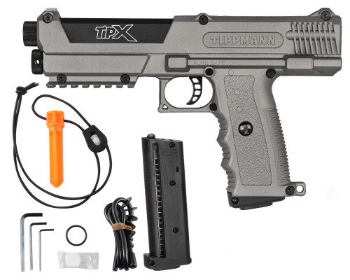 Tippmann TiPX Trufeed Paintball Pistol - Steel Grey