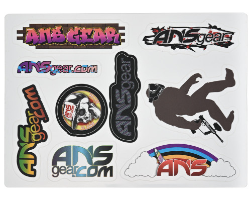 ANSgear.com Baller Sticker Sheet - Yellow