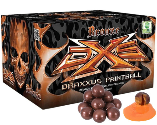 DXS Bronze 500 Round Paintballs - Orange Fill