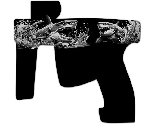 Laser Engraved Gun Design - Jaws