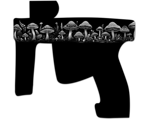 Laser Engraved Gun Design - Snowflake