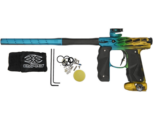 HK Army Hive Mini GS Paintball Gun - Dust Acid Teal/Yellow Fade
