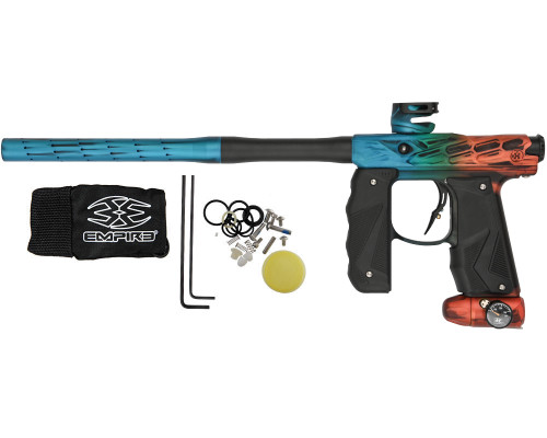 HK Army Hive Mini GS Paintball Gun - Dust Acid Teal/Orange Fade