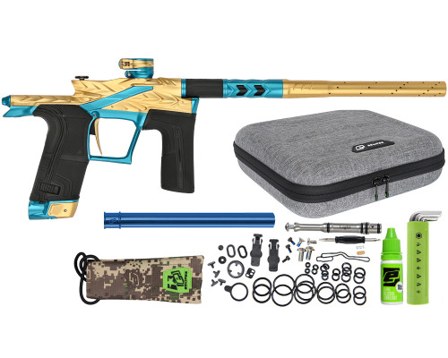 HK Army Fossil Eclipse LV2 Paintball Gun - Gold/Teal