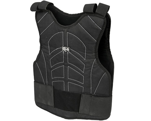 Refurbished - Warrior Paintball Body Armor Chest Protector - Black (022-0015)