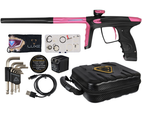 DLX Luxe TM40 Paintball Gun - Dust Black/Polished Pink