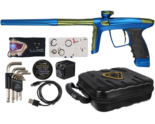 DLX Luxe TM40 Paintball Gun - Dust Blue/Polished Olive