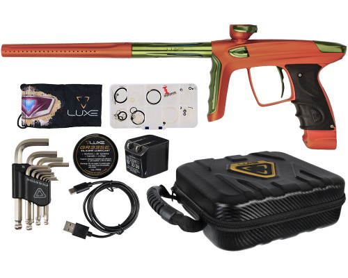 DLX Luxe TM40 Paintball Gun - Dust Hunter Orange/Polished Olive